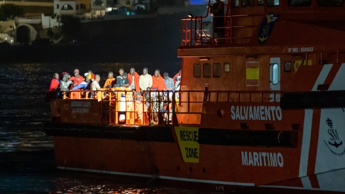 Una embarcación de Salvamento Marítimo