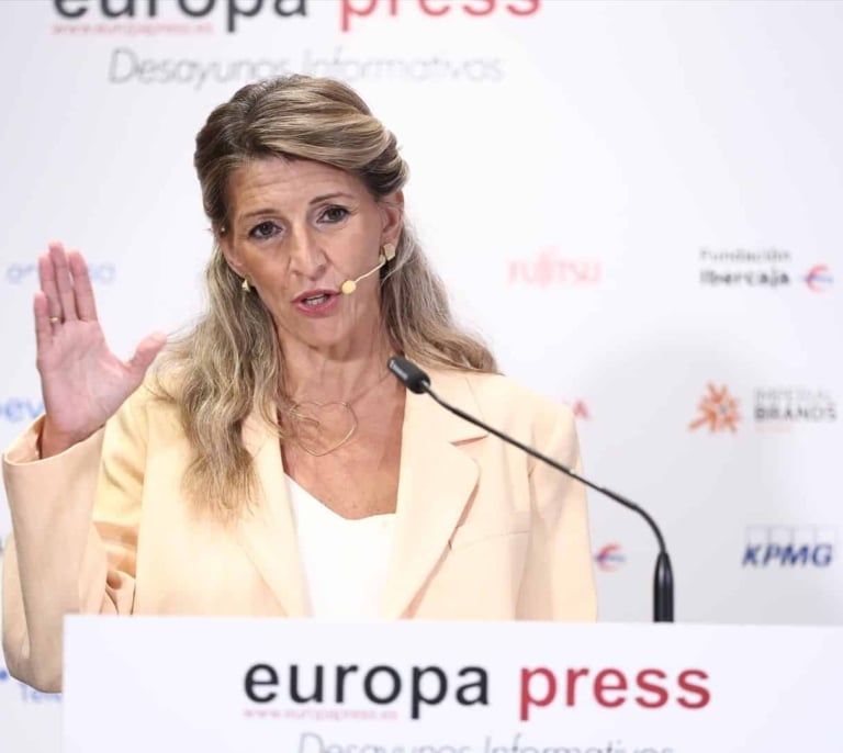 Yolanda Díaz ampliará a 10 días el permiso por fallecimiento y creará otro por cuidados paliativos