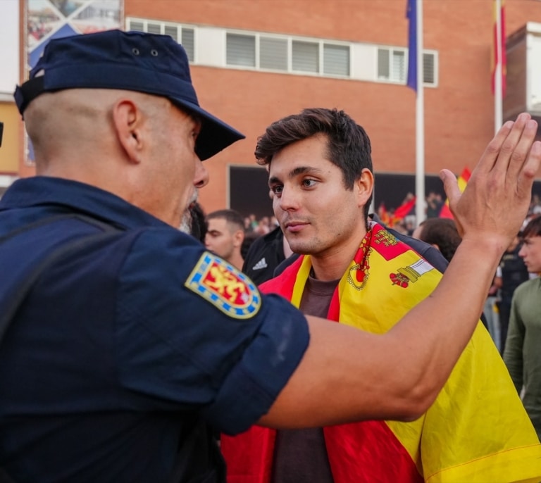 Dos detenidos en los disturbios en Pamplona por el acto suspendido de Vito Quiles