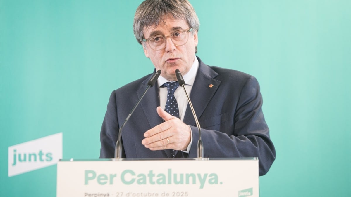 Carles Puigdemont, en Perpiñán.