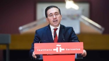 Albares contenta a la presidenta de México: "Hubo injusticia con los pueblos originarios"