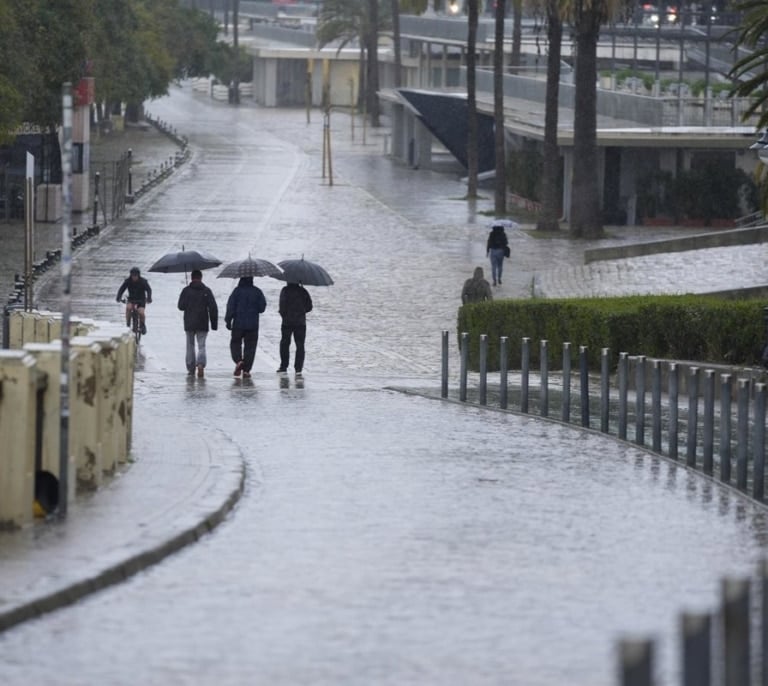 Nueva borrasca atlántica se acerca: lluvias y viento intenso en España