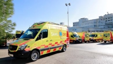 Tres heridos en incendio de vivienda en Cala Bona, Mallorca