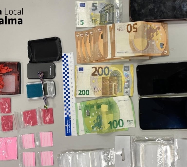 Detenida pareja en Palma con nueve dosis de ‘tusi’ y báscula de precisión