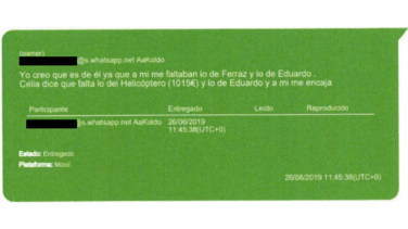 La UCO identifica a un funcionario de Hacienda como el chófer al que Koldo ordenó pagar 2.000 euros