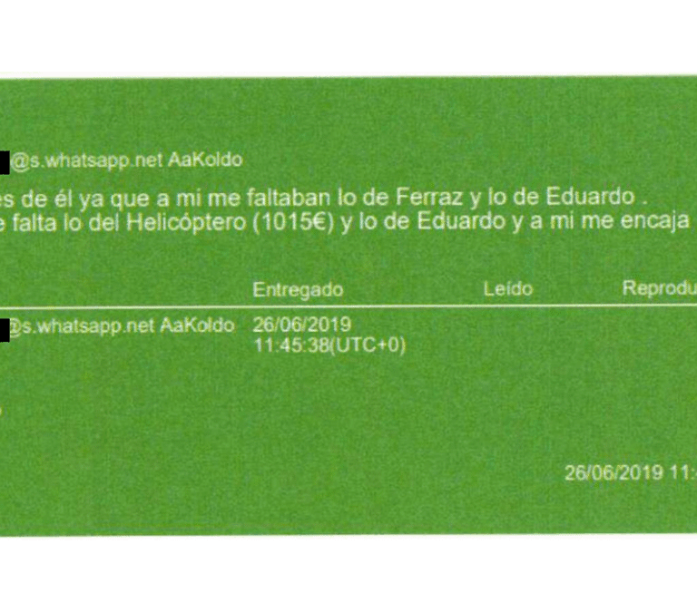 La UCO identifica a un funcionario de Hacienda como el chófer al que Koldo ordenó pagar 2.000 euros
