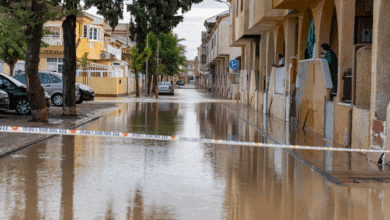 El peor día de la dana Alice deja lluvias torrenciales en el Levante y mantiene en alerta a cuatro comunidades