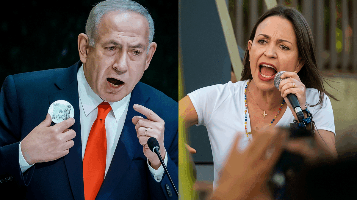 Corina Machado telefonea a Netanyahu para felicitarle por "los logros de Israel"