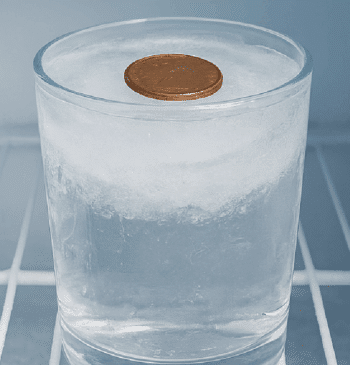 truco moneda congelador