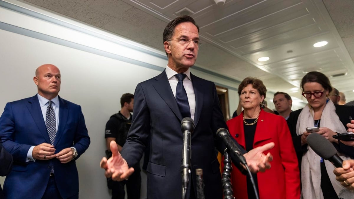 Mark Rutte, secretario general de la OTAN, en Washington