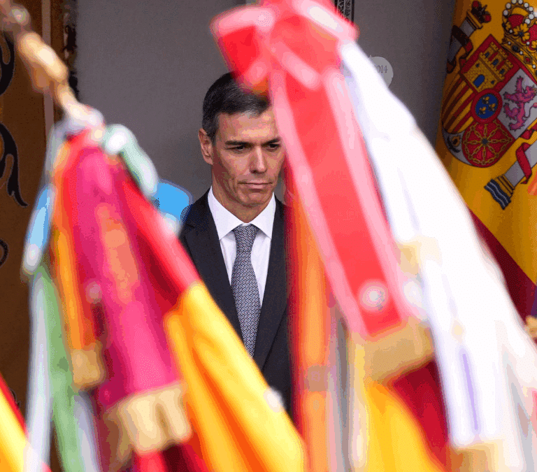 12-O: Sánchez bajo bandera pirata