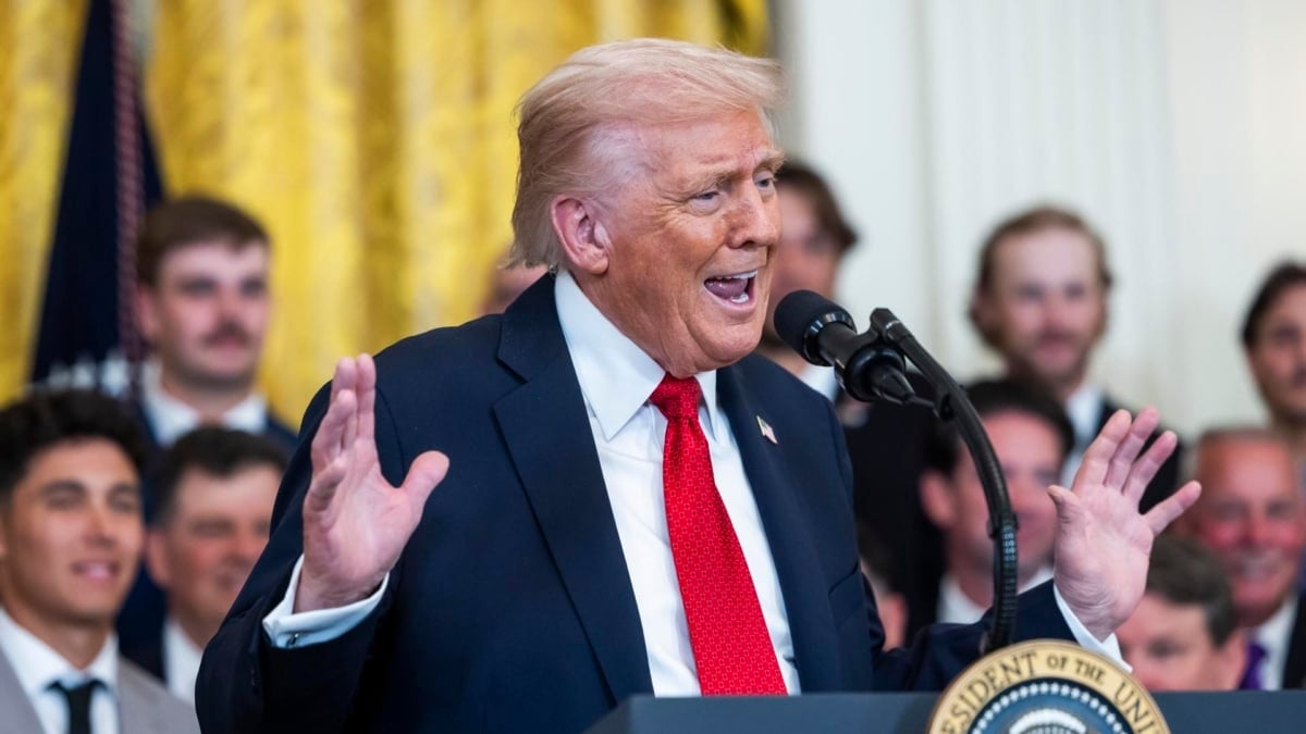 El presidente de EEUU, Donald Trump, en la Casa Blanca