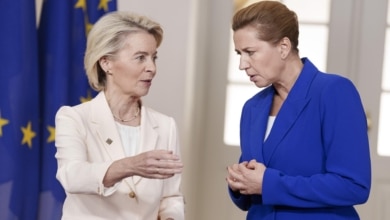"Europa vive el momento más peligroso desde la II Guerra Mundial", advierte la primera ministra danesa