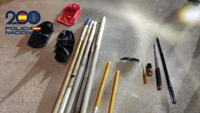 La Policía evita una batalla campal entre ultras del Atlético de Madrid y el Eintracht