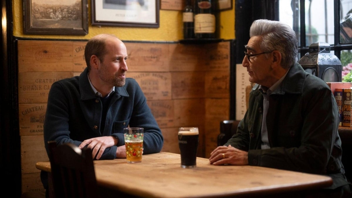 Guillermo con Eugene Levy en el episodio de 'El Antiviajero' que se emitirá el próximo 3 de octubre.