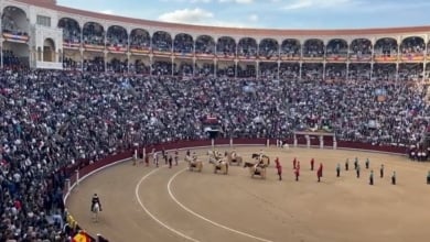 Así sonó el himno de España en Las Ventas en la corrida de la Hispanidad
