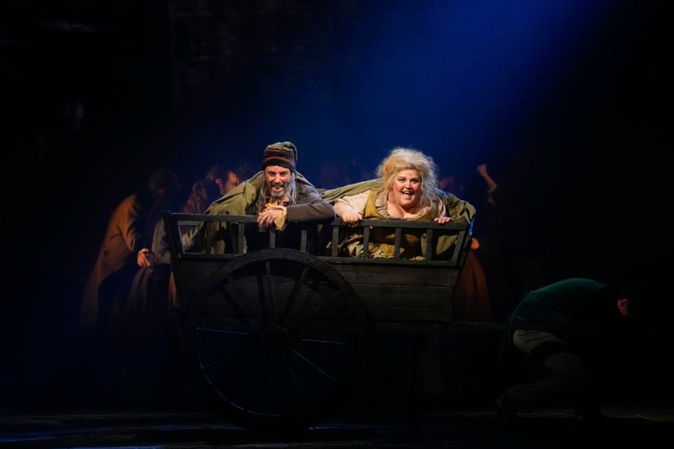 Xavi Melero y Malia Conde interpretan a los personajes más ruines -y a la vez, más divertidos, de la producción. EFE/ Borja Sánchez-Trillo