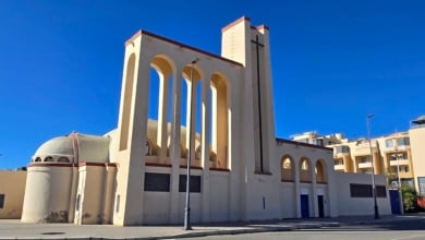 Las fastos de la Marcha Verde 'tapian' la iglesia de Dajla, legado español en el Sáhara ocupado