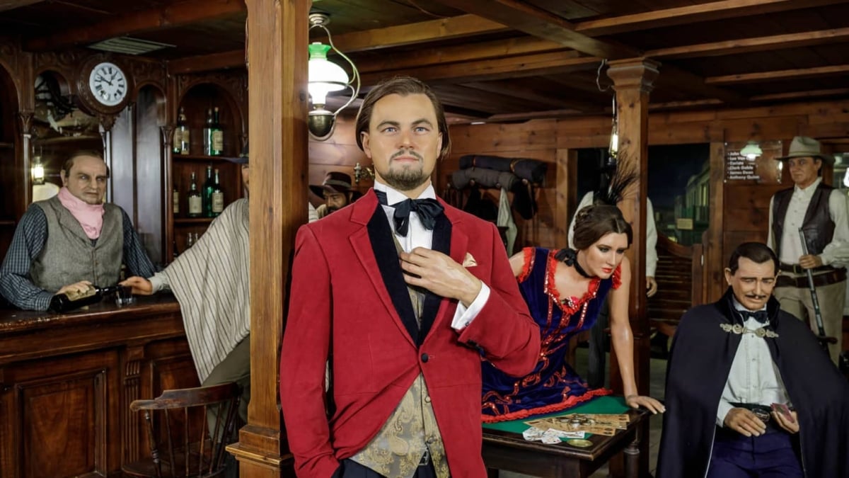 Imagen de Leonardo Di Caprio en su escultura en el Museo de Cera