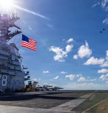 Así es el portaaviones Gerald R. Ford, el más grande de EEUU, [...]