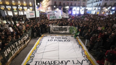 Más de 6.000 personas salen a la calle en Madrid  en defensa de la universidad pública