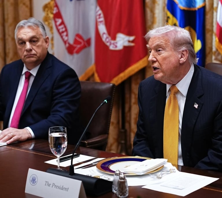 Trump abre la puerta a que Hungría continúe comprando gas y petróleo a Rusia pese a las sanciones