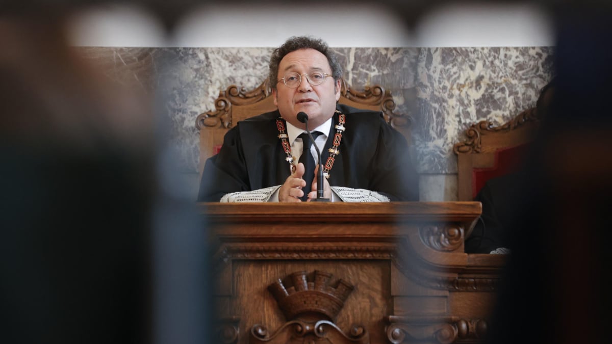 Álvaro García Ortiz, en el Tribunal Superior de Justicia de Galicia.