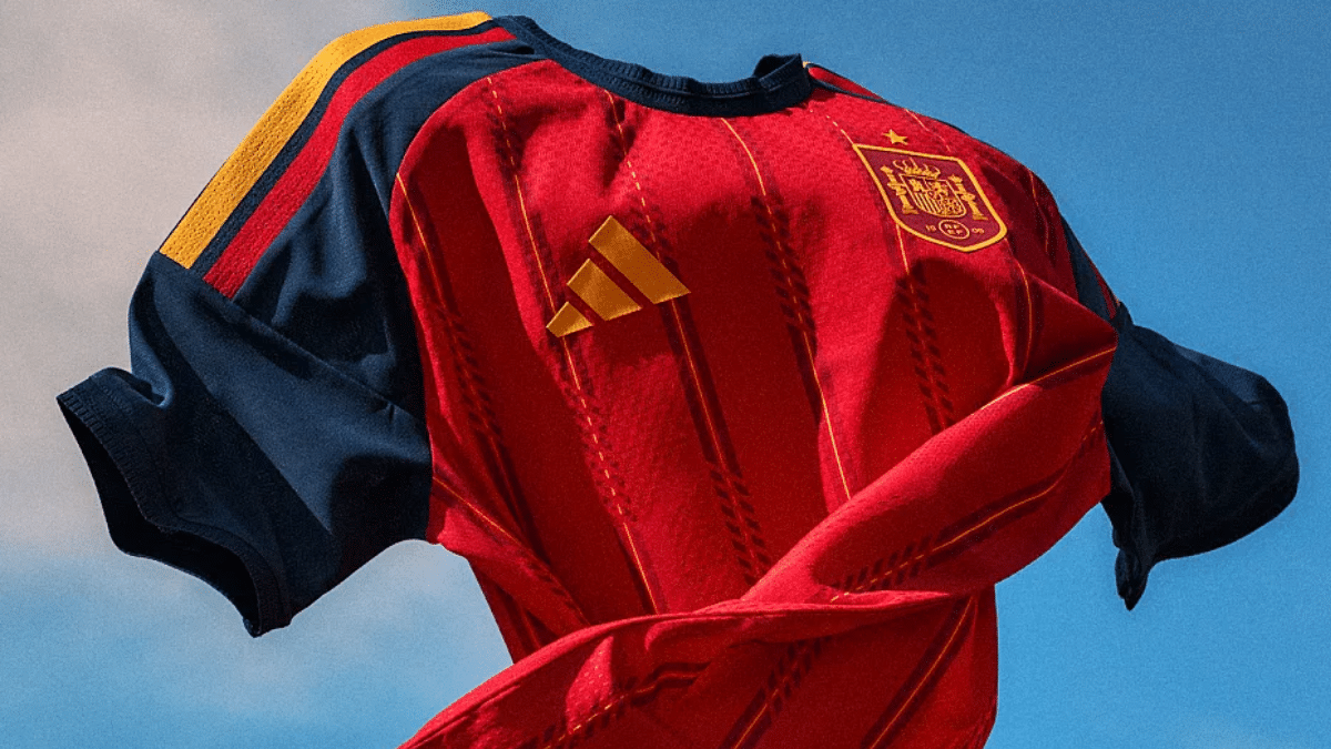Esta es la nueva camiseta que llevará España en el Mundial 2026