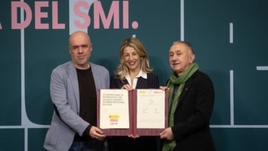 Los sindicatos piden subir el Salario Mínimo a 1.273 euros para que empiece a tributar en el IRPF