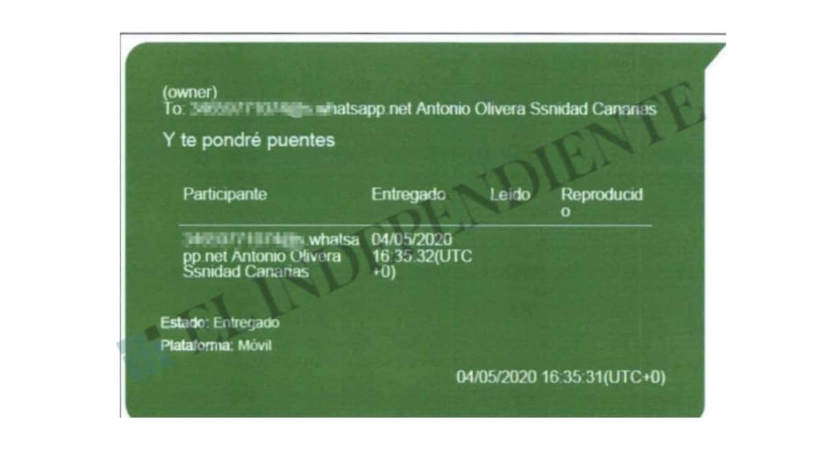 Mensajes de la trama Koldo sobre la compra de mascarillas