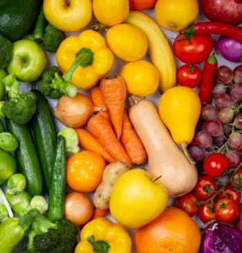 Frutas y verduras de la temporada en noviembre