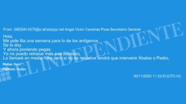 Torres propuso una reunión con Illa, Ábalos y Sánchez para cerrar la compra de PCR a la empresa de Aldama