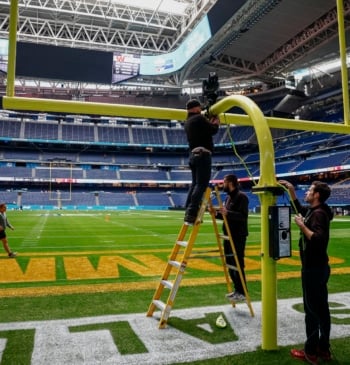 VÍDEO | La transformación del Bernabéu para la NFL