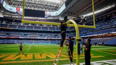 VÍDEO | La transformación del Bernabéu para la NFL