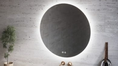 Luz LED integrada, función antivaho y diseño elegante: así es el espejo redondo rebajado en Leroy Merlin por el Black Friday