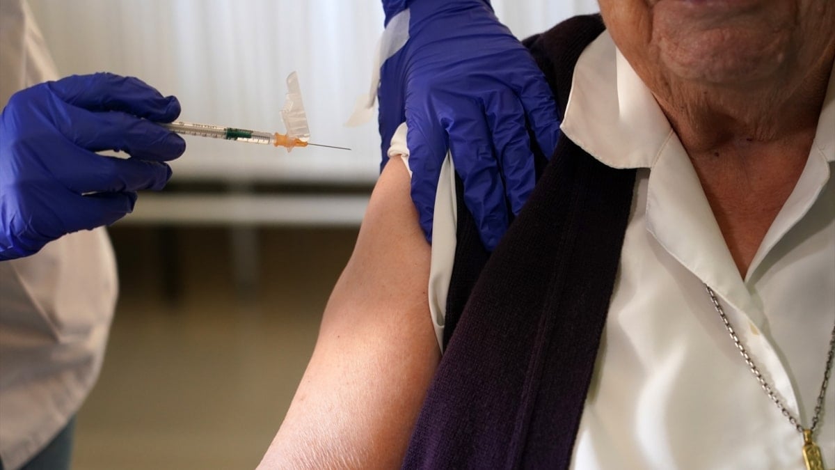 Campaña de vacunación contra la gripe en Málaga.