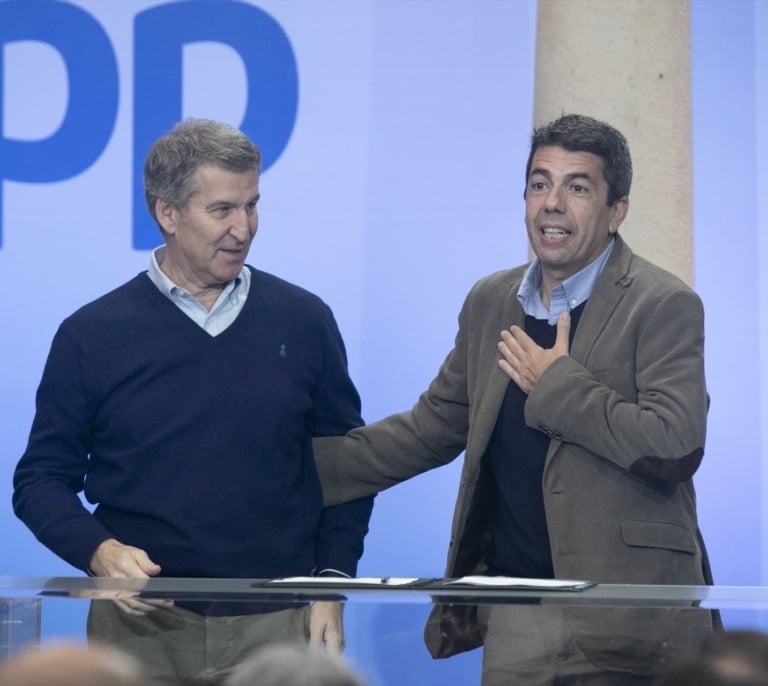 Mazón pacta su salida con Feijóo