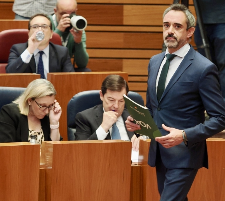 Vox votará en contra de los presupuestos de CyL y deja a Mañueco en minoría