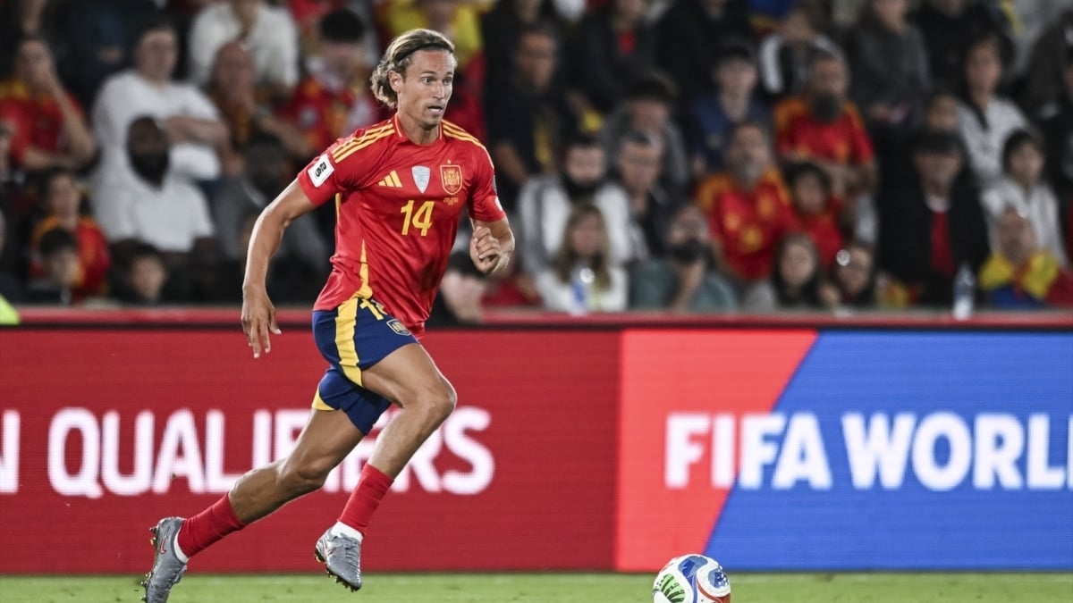 Marcos Llorente, en la anterior convocatoria de la selección española