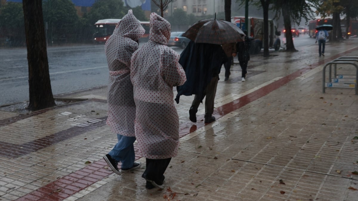 Diluvio en Sevilla.