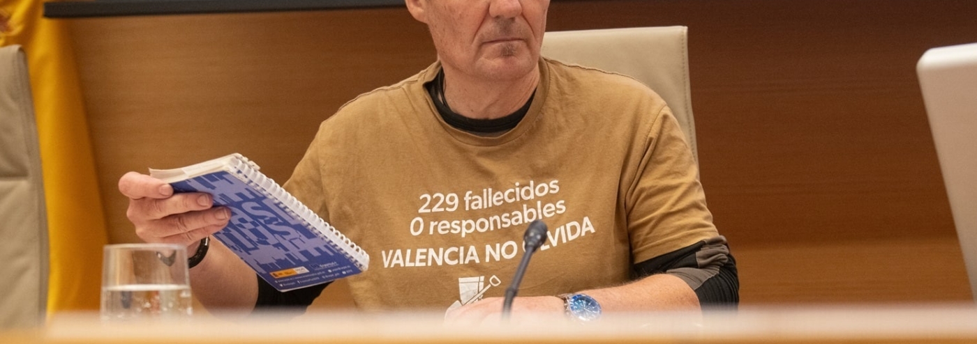 Manuel Cristian Lesaec Catalá, en la Comisión del Congreso sobre la DANA.