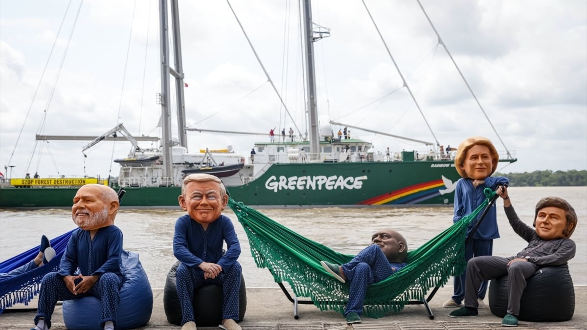 Activistas de Oxfam y Greenpeace demandan más ambición a los líderes que llegan hoy a Brasil.