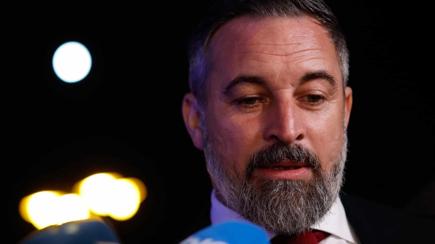 El presidente de Vox, Santiago Abascal