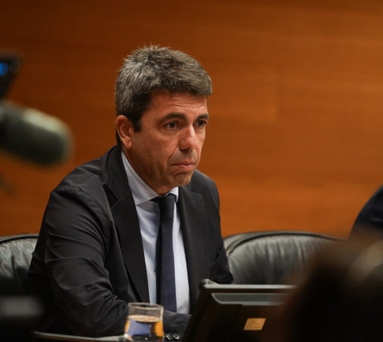 Mazón se pregunta por qué no le llamaron el día de la dana ni Sánchez, ni Marlaska, ni Robles