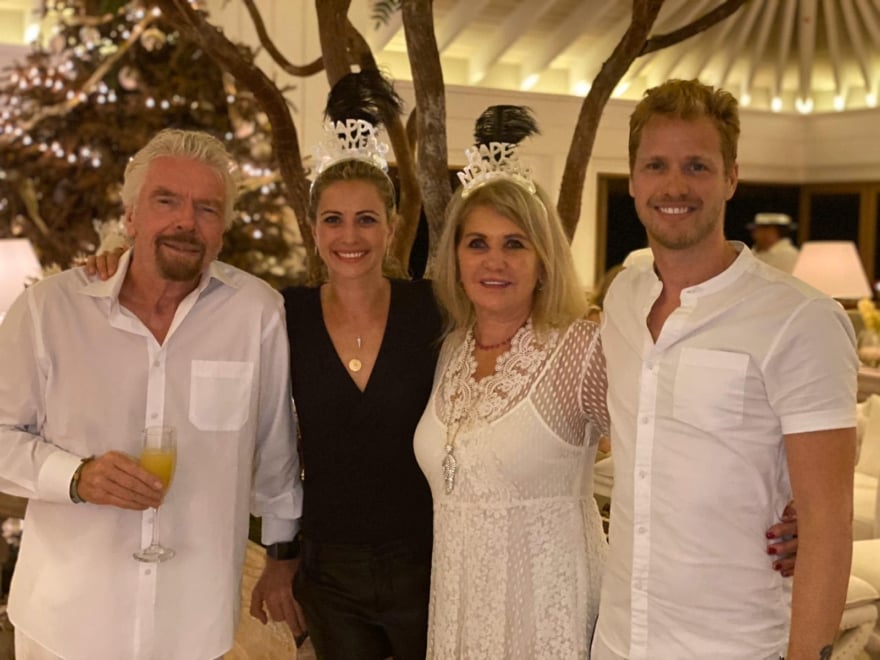 La familia Branson.