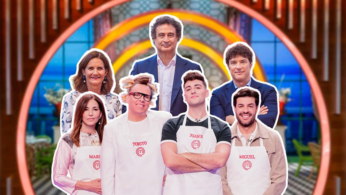 Imagen de los finalistas de MasterChef Celebrity 10 y los jueces