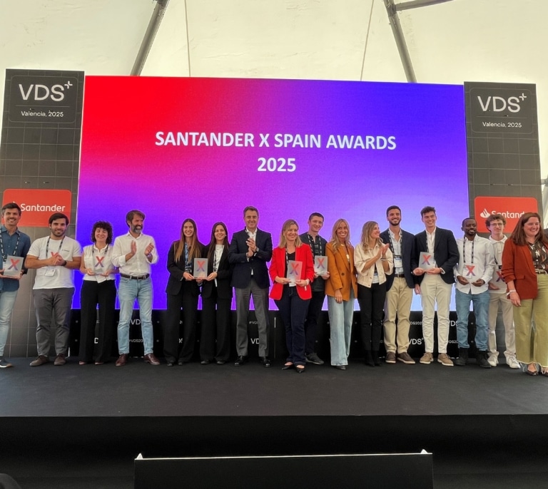 Nueve ideas que impulsan el futuro: los proyectos premiados por Banco Santander en los Santander X Spain Awards 2025