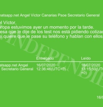 Nuevos mensajes constatan que el ministro Torres se reunió con Aldama en [...]