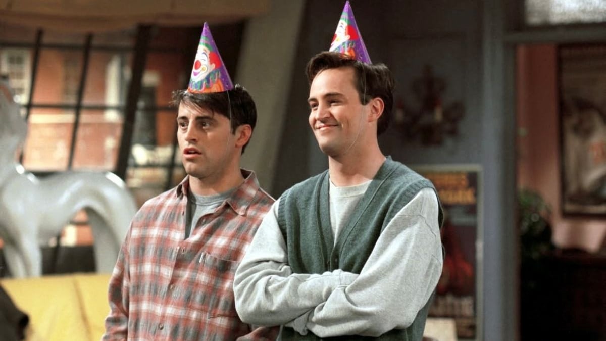 Matt LeBlanc y Matthew Perry como Joey y Chandler en 'Friends'