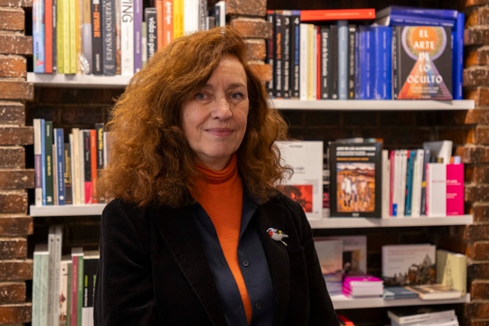 Lola Larumbe, propietaria de la librería Rafael Alberti